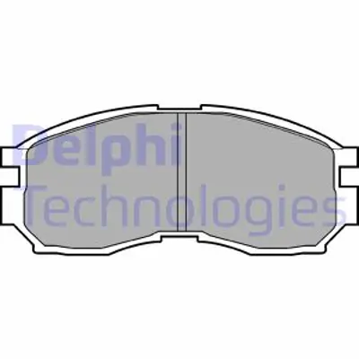 DELPHI LP803 Fren Balatası Ön Hyundaı Santamo / Mıtsubıshı Colt. Eclipse. Galant. Lancer. Mirage. Santamo. Sappor 58101M2A01 MZ690331