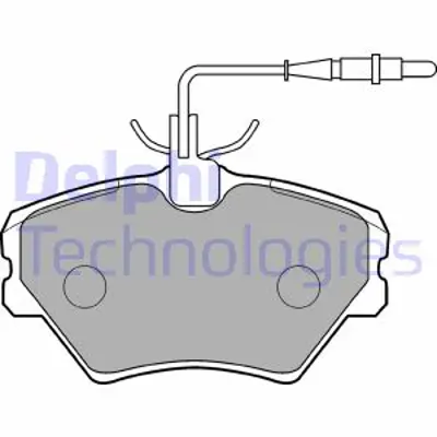 DELPHI LP862 Fren Balatası Ön Renault Laguna 04/94 04/95 7701204670