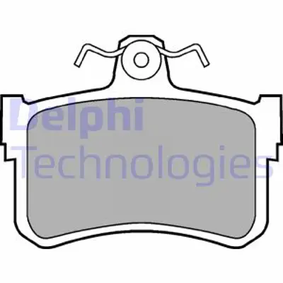 DELPHI LP880 Arka Balata Rover 800 820 825 827 Mg Tf Mgf Rd SFP10012