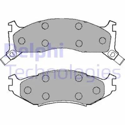 DELPHI LP892 Fren Balatası Ön Chrysler Neon 06/96 08/99 