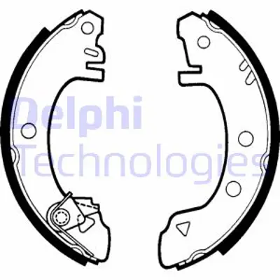 DELPHI LS1267 Fren Pabucu 88BX2200RA