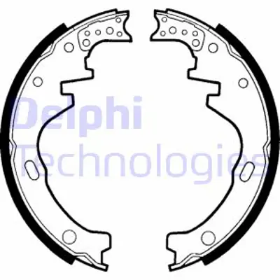DELPHI LS1366 Fren Pabucu Arka Nıssan 720 Pıck-Up Urvan 12/81>01/87 44060T6025