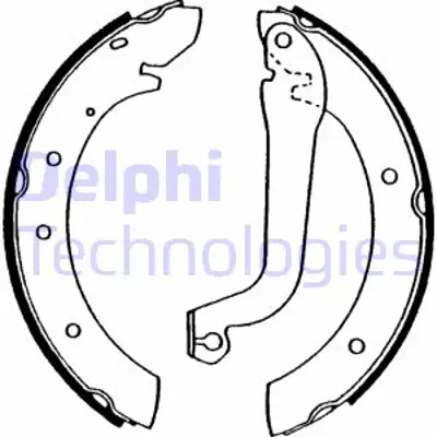 DELPHI LS1570 Fren Pabucu Arka Fıat Ducato 86 94 4241H9 95643714 9946561