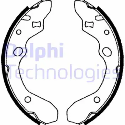 DELPHI LS1679 Fren Pabucu Arka Mazda 323 Mx3 01/91>10/98 BCYD4938Z