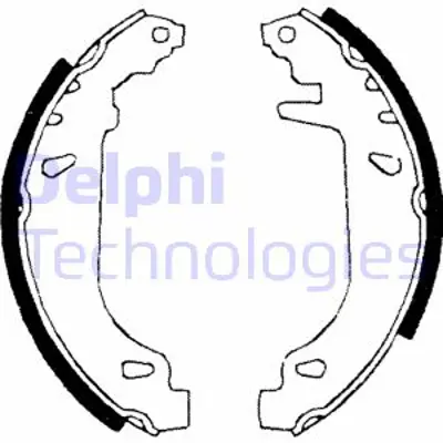DELPHI LS1681 Arka Fren Balatası Pabuc P306 Sedan / Hb Zx Xsara 4241L4 95659470