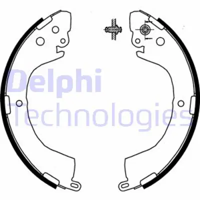 DELPHI LS1852 Fren Pabucu Arka Mıtsubıshı L200 L400 01/96> MR496333