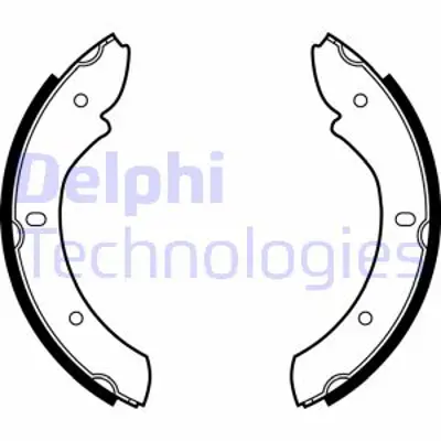 DELPHI LS1866 Fren Pabucu Arka Land Rover Defender 110. Defender 130. Defender 90. Discovery. Range Rover 11/85 04 STC965