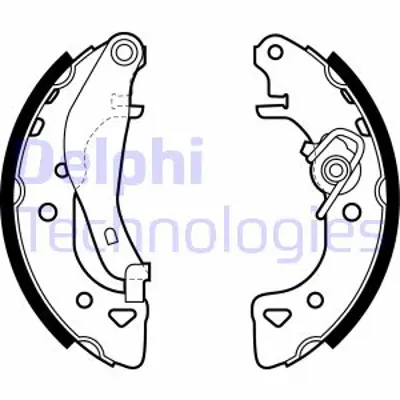 DELPHI LS1976 Fren Pabucu 4241E7 95655344