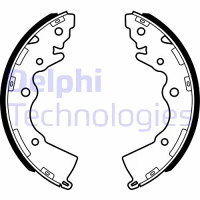 DELPHI LS1996 Fren Pabucu Arka Kıa Rıo 08/05> 583051GA00