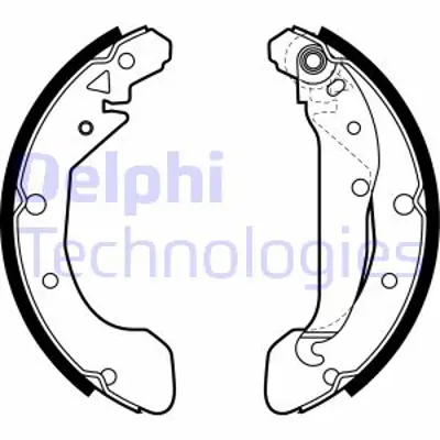 DELPHI LS2004 Fren Pabucu Arka Chevrolet Tacuma / Daewoo Rezzo Tacuma 00> 96394977