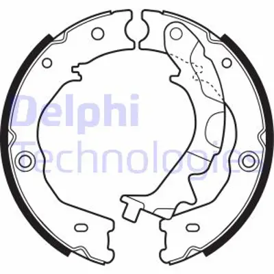 DELPHI LS2031 Fren Pabucu El Frenı Kıa Sedona Iı 06> 583504DA00