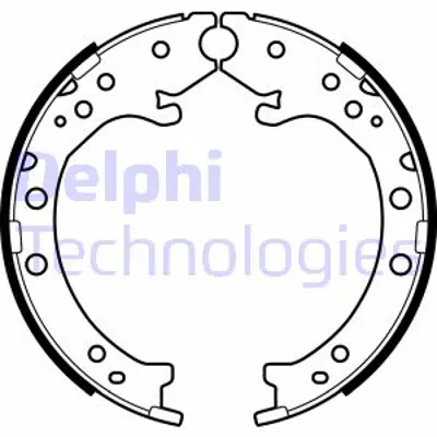 DELPHI LS2034 Fren Pabucu El Frenı  Cr-V 01/2005 > 43053S9AE53