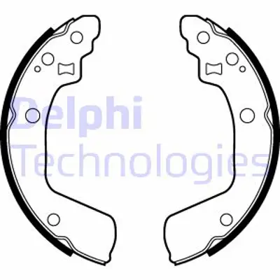 DELPHI LS2046 Fren Pabucu Arka Suzukı Swıft 02/2005 > 12/2010 5320063J02
