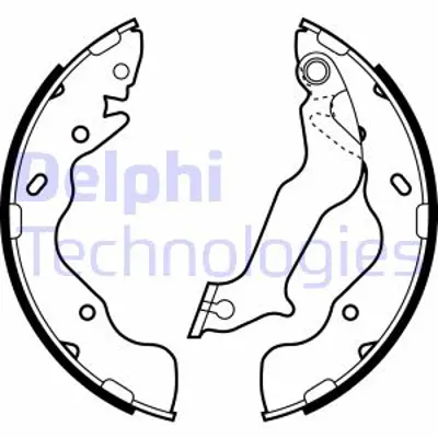 DELPHI LS2059 Fren Pabucu Arka Kıa Soul 09 583502KA00
