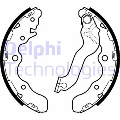DELPHI LS2072 Fren Pabucu Arka Kıa Cerato 07/04 583501MA00