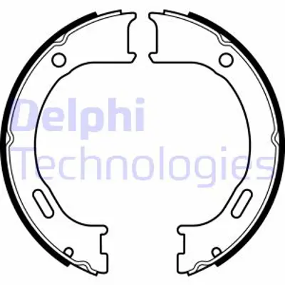 DELPHI LS2076 El Fren Balatası Jeep Cherokee Wrangler I Iı 5093390AC