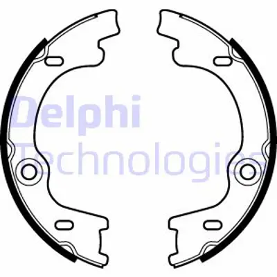 DELPHI LS2129 Fren Pabucu Arka - 10 26694FG000 583502GA00