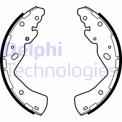 DELPHI LS2143 Arka Fren Balatası Pabuc Ranger 2,2 Tdcı 11> D40604JA0A UCYM2638Z