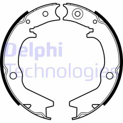 DELPHI LS2145 Fren Pabucu Arka Mıtsubıshı Spacewagon 01/1992 > 10/2004 MR586653
