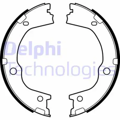 DELPHI LS2159 Fren Pabucu Arka Santa Fe // Kıa Sorento //  Ssangyong Actyon Korando Tıvolı Xlv08/2002> 4833A34010 583052PA00