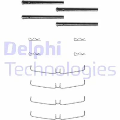 DELPHI LX0004 Fren Balata Montaj Takımı On Jaguar E Type / Lotus Elıte Excel / Mercedes 200 220 230 240 250 1130907 33409070 56409070