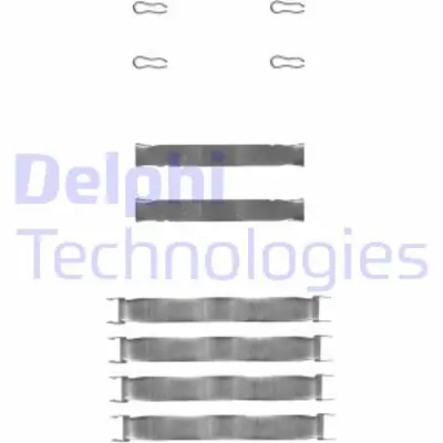 DELPHI LX0019 Fren Balata Montaj Takımı On/Arka Dacıa 1210 1300 1310 1410 Denem Duster Shıfter / Lotus Espr 
