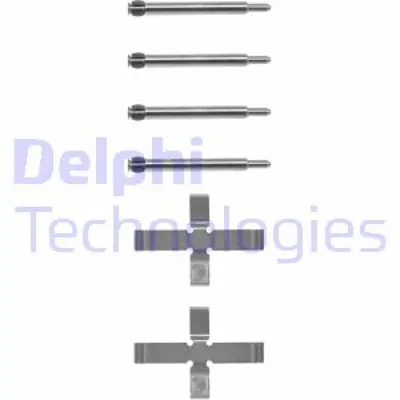 DELPHI LX0039 Fren Balata Montaj Takımı Arka  240 260 740 760 780 850 940 960 C70 S70 V70 09/1974 > 272643