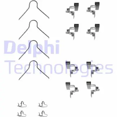 DELPHI LX0062 Fren Balata Montaj Takımı Ön/Arka Toyota Camry. Carina. Celica. Corolla. Mr2. Paseo. Previa. Tercel 494732080