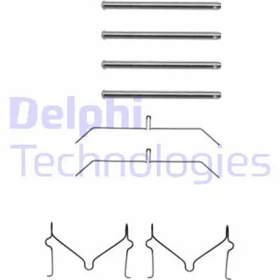 DELPHI LX0145 Fren Balata Montaj Takımı On Toyota Hı-Lux Landcruıser / Vw Taro 08/88> 