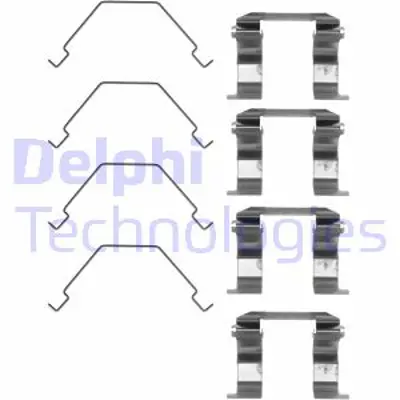 DELPHI LX0159 Fren Balata Montaj Takımı On Mazda 626 Xedos 04/92>10/98 