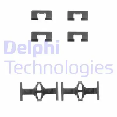 DELPHI LX0197 Fren Balata Montaj Takımı Arka Honda Prelude / Rover 25 45 214 216 218 220 400 414 416 418 43244SD2931