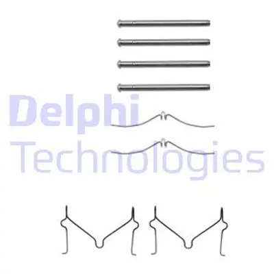 DELPHI LX0211 Fren Balata Montaj Takımı On Mazda 121 01/91>03/96 