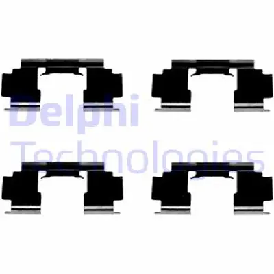DELPHI LX0301 Fren Balata Montaj Takımı On Honda Cıvıc Concerto / Rover 214 216 218 220 400 414 416 418 