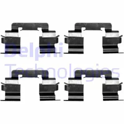 DELPHI LX0311 Fren Balata Montaj Takımı On Mercedes A140 A160 A170 A190 A210 98> 