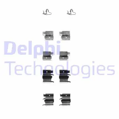 DELPHI LX0339 Fren Balata Montaj Takımı On Mazda 323 / Toyota Rav4 05/00>04/06 