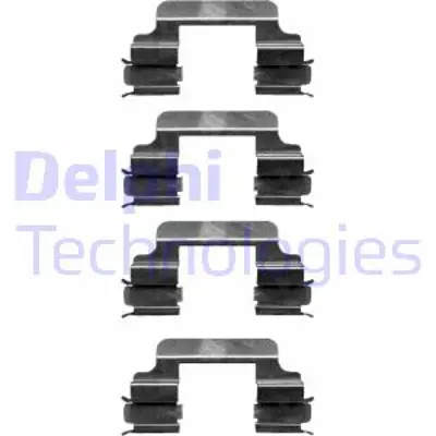 DELPHI LX0363 Fren Balata Montaj Takımı On Mercedes C160 C180 C200 C220 C230 C240 C270 C320 C350 Clc180 