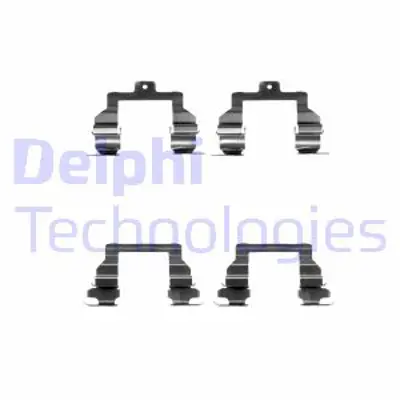 DELPHI LX0374 Fren Balata Montaj Takımı Ön Toyota Previa 02/00 04/03 