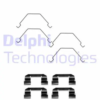 DELPHI LX0375 Fren Balata Montaj Takımı On Mazda 323 626 Mx6 Premacy Xedos 11/91>12/03 