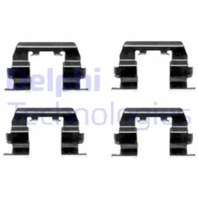 DELPHI LX0411 Fren Balata Montaj Takımı On Honda Cıvıc Shuttle / Hyundaı Accent Excel Getz Lantra Pony X2 S 