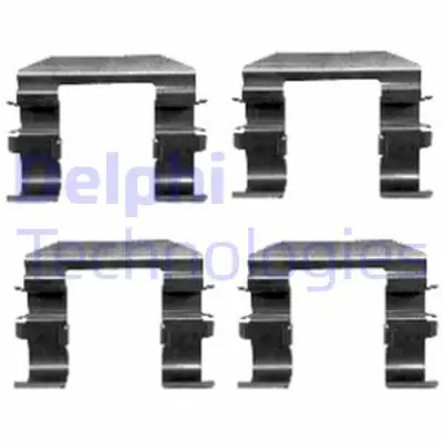 DELPHI LX0417 Fren Balata Montaj Takımı On Kıa Sorento 08/02> 