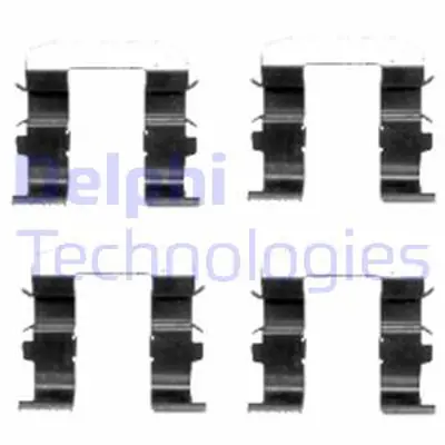 DELPHI LX0418 Fren Balata Montaj Takımı Arka Kıa Sorento 08/02 