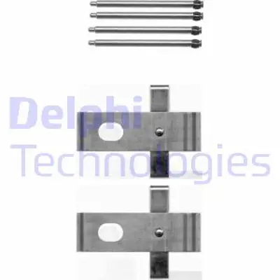 DELPHI LX0443 Fren Balata Montaj Takımı On Bmw 725 728 730 735 740 840 850 02/92> 34111164082