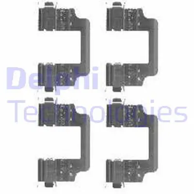 DELPHI LX0455 Fren Balata Montaj Takımı Arka Land Rover Dıscovery Range Rover Range Rover Sport / Porsche Cayen 