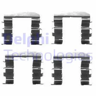 DELPHI LX0461 Fren Balata Montaj Takımı On Hyundaı I30 / Kıa Carens Ceed 07/02> 