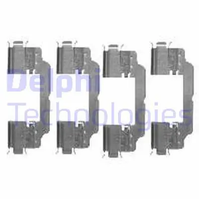 DELPHI LX0475 Fren Balata Montaj Takımı On Cıtroen Dıspatch Jumpy / Fıat Scudo / Peugeot Expert 01/07> 