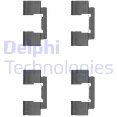 DELPHI LX0481 Fren Balata Montaj Takımı On Chrysler Pt Cruıser 00> 