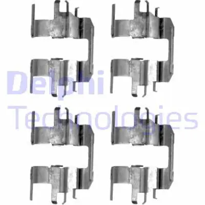 DELPHI LX0496 Fren Balata Montaj Takımı Arka Subaru Forester 11/97 04/03 