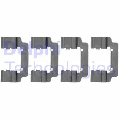 DELPHI LX0533 Fren Balata Montaj Takımı Arka Opel Insıgnıa; Saab 9-5 07/08> 