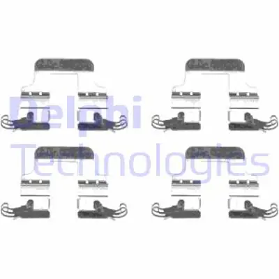 DELPHI LX0541 Fren Balata Montaj Takımı Arka Audı A5 06/07 