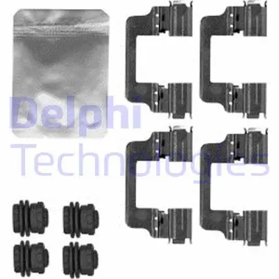 DELPHI LX0591 Fren Balata Montaj Takımı Arka Land Rover Range Rover 12 